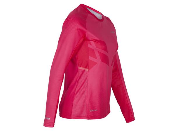 FIBRA Sync Tee Ls W Rosa XS Lett komfortabel Trøye 