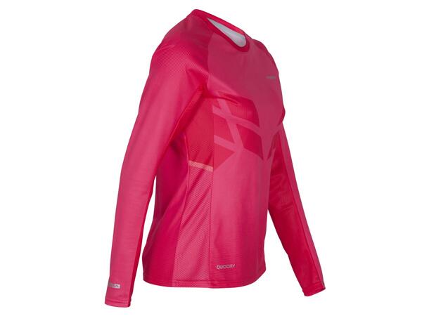 FIBRA Sync Tee Ls W Rosa XS Lett komfortabel Trøye 