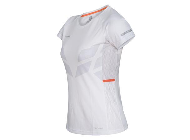 FIBRA Sync Tee W Hvit XS Lett komfortabel T-skjorte for dame 