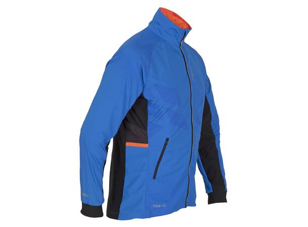 FIBRA Sync Trn Jacket Warm Jr Blå 128 Treningsjakke med børstet innside