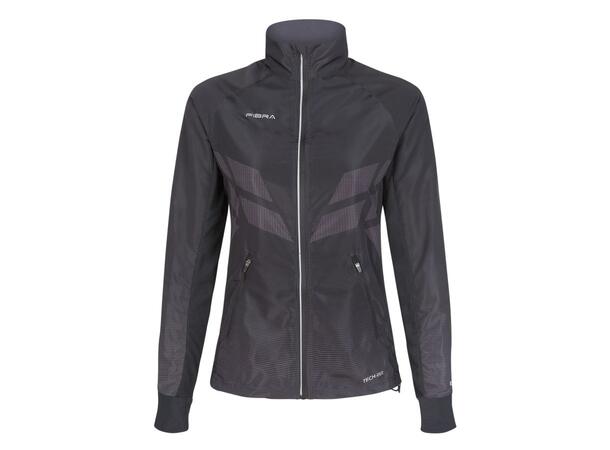 FIBRA Sync Trn Jacket Warm W Sort XL Fôret vindtett damejakke 