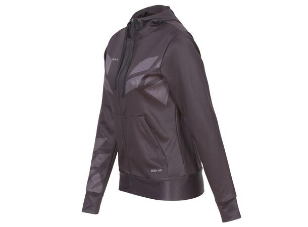 FIBRA Sync Hood Zip W Sort XXL Hettejakke med børstet innside 