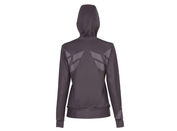 FIBRA Sync Hood Zip W Sort XXL Hettejakke med børstet innside 