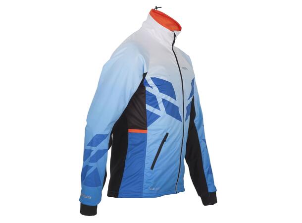 FIBRA Sync Hybrid Jacket Jr Blå 140 Treningsjakke med vindtett front 
