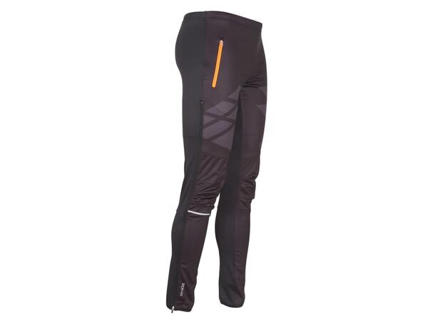 FIBRA Sync Hybrid Pant Jr Sort 140 Praktisk vindtett bukse med stretch 