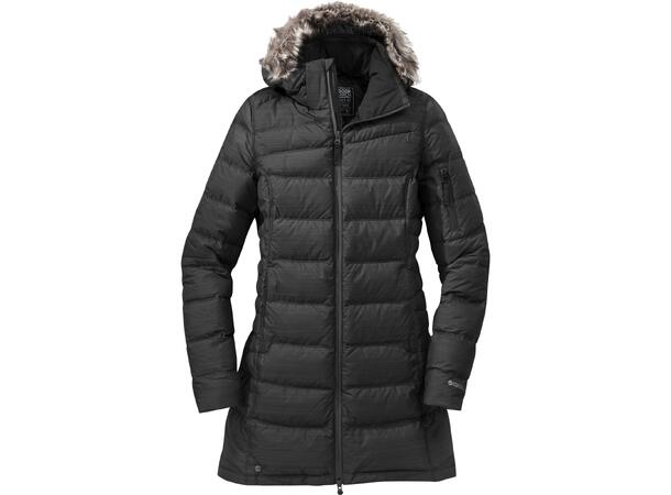 OR Fernie Down Parka W Sort M Dunparkas til dame i premium kvalitet 