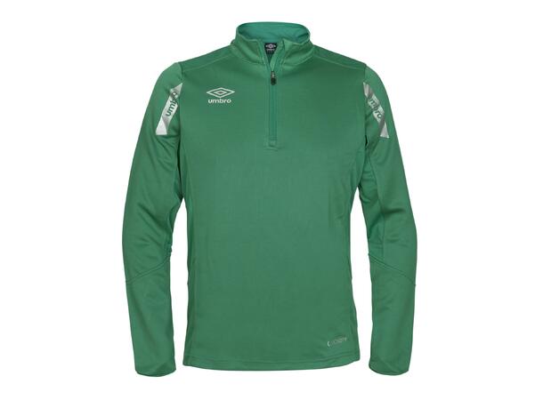 UMBRO Core Sweat Half Zip Grønn XS Treningsgenser i teknisk kvalitet 