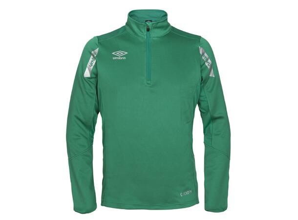 UMBRO Core Sweat Half Zip Grønn XS Treningsgenser i teknisk kvalitet 