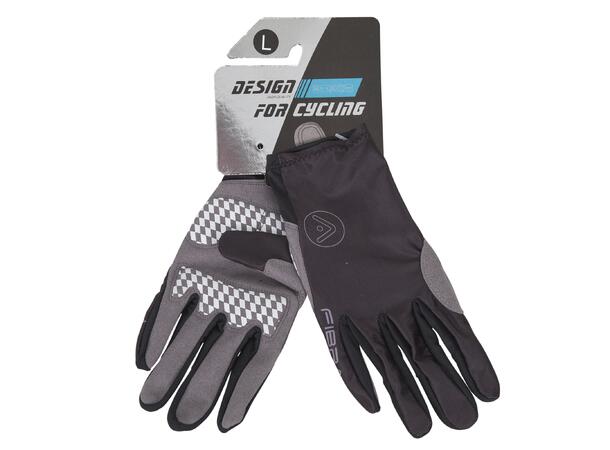 FIBRA Elite Bike Glove Sort S Elite sykkelhansker med polstring 