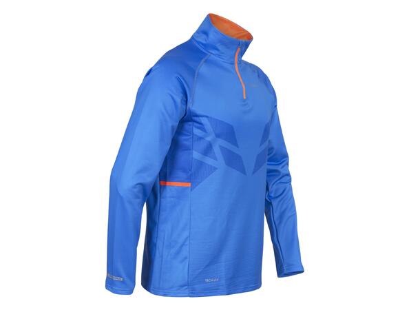 FIBRA Sync Half Zip Blå L Komfortabel Half ZIP 