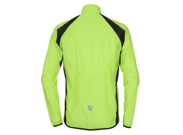 FIBRA Xtrm Wind Pack Jacket Neongul M Vind og vanntett jakke 