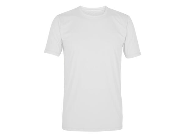 ST Promo Tech Tee Hvit 3XL Polyester t-skjorte uten logo