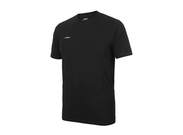 UMBRO Core Cotton Stretch Tee Sort XL Rundhalset t-skjorte 