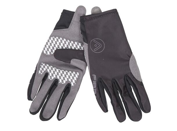 FIBRA Elite Bike Glove Sort M Elite sykkelhansker med polstring 
