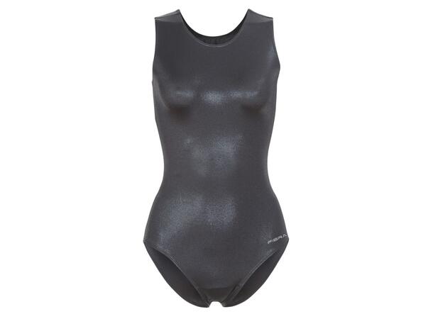 FIBRA Gym Leotard Basic W Sort 128 Turndrakt uten arm 
