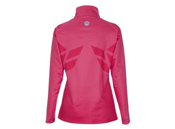 FIBRA Sync Half Zip W Rosa L Komfortabel Half ZIP til dame 