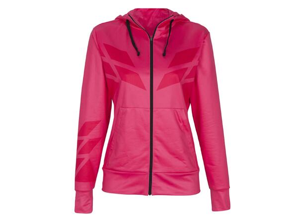 FIBRA Sync Hood Zip W Rosa M Hettejakke med børstet innside 