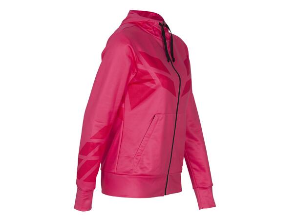 FIBRA Sync Hood Zip W Rosa M Hettejakke med børstet innside 