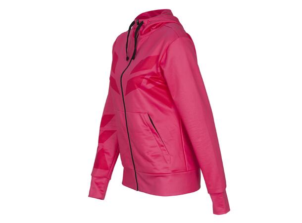 FIBRA Sync Hood Zip W Rosa M Hettejakke med børstet innside 