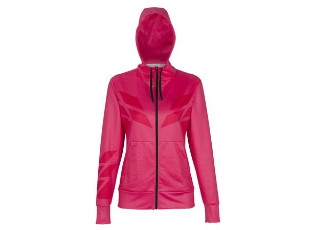 FIBRA Sync Hood Zip W Rosa M Hettejakke med børstet innside 