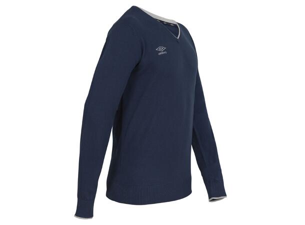 UMBRO Philip Knitted V-neck Mørk blå XL Tynn, finstrikket fritidsgenser 