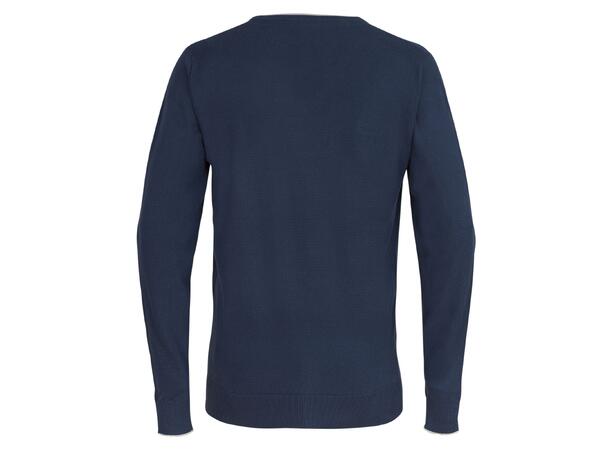 UMBRO Philip Knitted V-neck Mørk blå XL Tynn, finstrikket fritidsgenser 