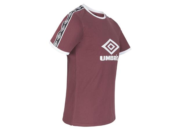 UMBRO Core X Legend Tee J Burgunder 128 Tøff bomulls t-skjorte til barn 