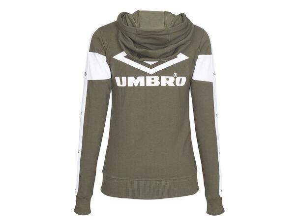 UMBRO Core X Hood Jacket W Grønn 40 Hettejakke i bomull