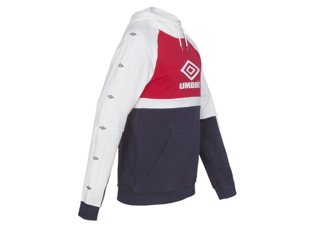 UMBRO Core X Hoodie jr Hvit 140 Hettegenser med lomme 