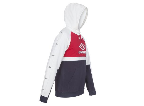 UMBRO Core X Hoodie jr Hvit 116 Hettegenser med lomme 