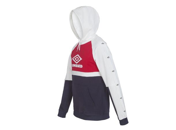 UMBRO Core X Hoodie jr Hvit 116 Hettegenser med lomme 