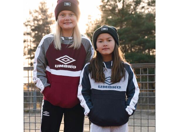 UMBRO Core X Hoodie jr Marine 116 Hettegenser med lomme 