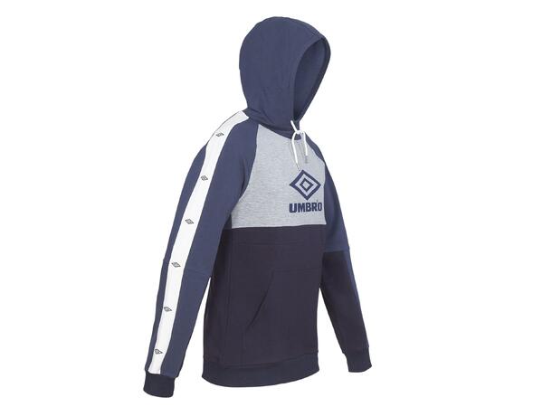 UMBRO Core X Hoodie jr Marine 116 Hettegenser med lomme 