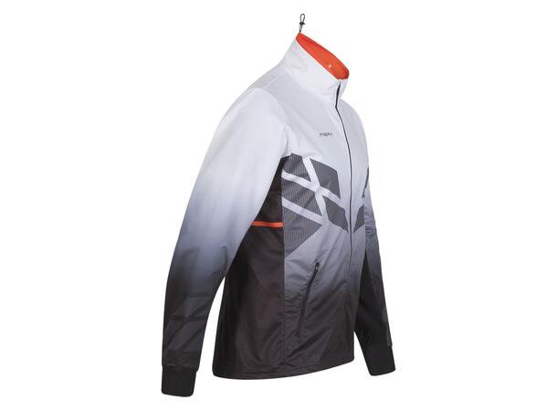 FIBRA Sync Hybrid Jacket Jr Sort 128 Treningsjakke med vindtett front 