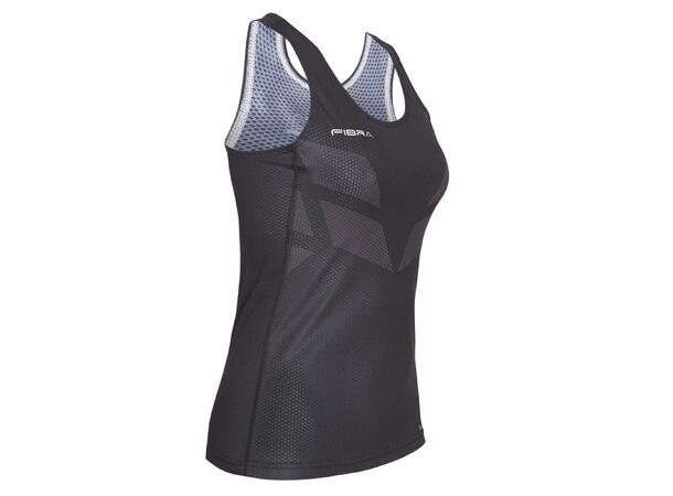 FIBRA Xtrm Singlet W Sort XXL Lett komfortabel singlet 