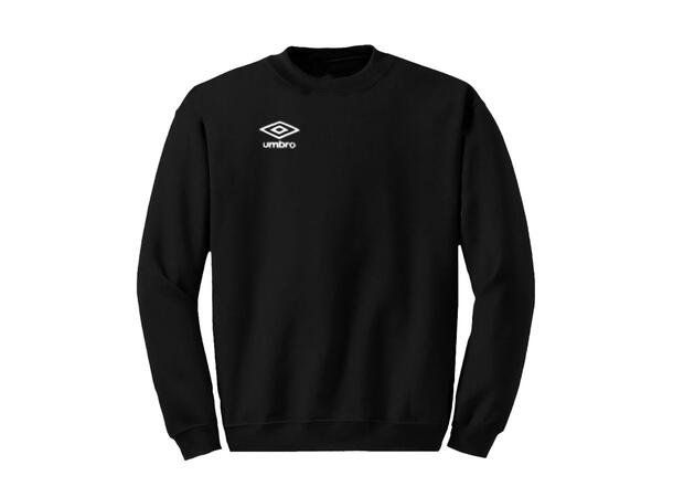 UMBRO Basic Crewneck jr Sort 152 Censer med rund hals og Umbro logo 