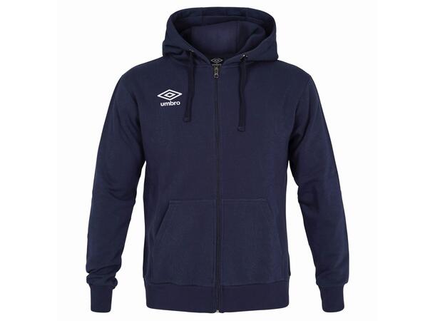 UMBRO Basic Hood Jacket Marine M Jakke med hette og liten logo 