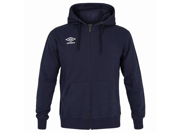 UMBRO Basic Hood Jacket jr Marine 164 Hettegenser med liten logo 