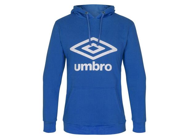 UMBRO Basic Logo Hood Blå L Hettegenser med Umbro logo og lomme