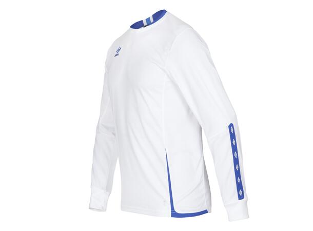 UMBRO UX Elite LS Jsy Hvit/Blå M Flott langermet spillertrøye 