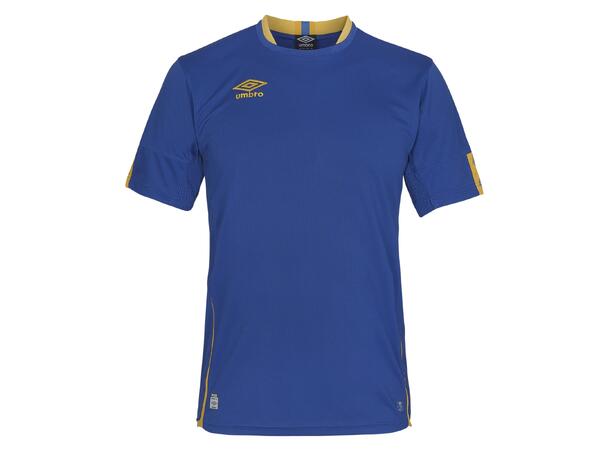 UMBRO UX Elite SS Jsy Blå/Gul L Flott kortermet spillertrøye 