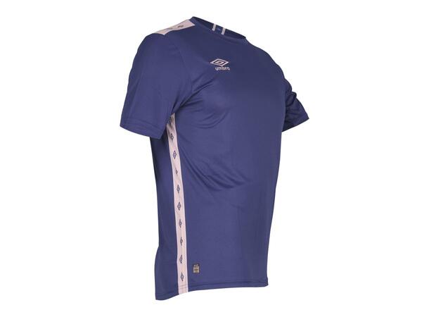 UMBRO UX Elite Trn Tee jr Blå/Hvit 164 Teknisk trenings t-skjorte til junior 