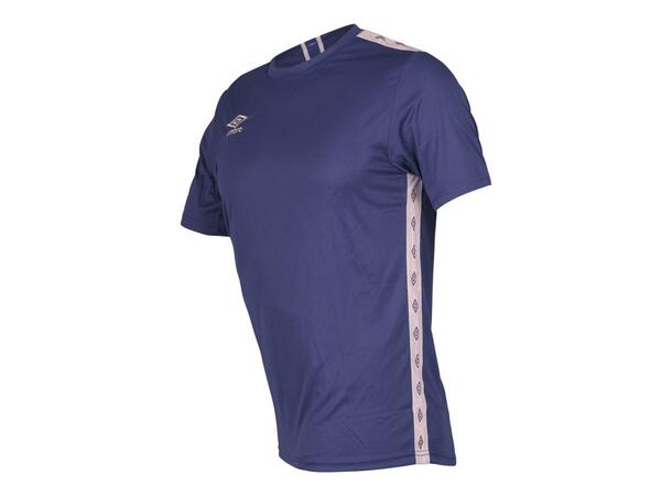 UMBRO UX Elite Trn Tee jr Blå/Hvit 164 Teknisk trenings t-skjorte til junior 