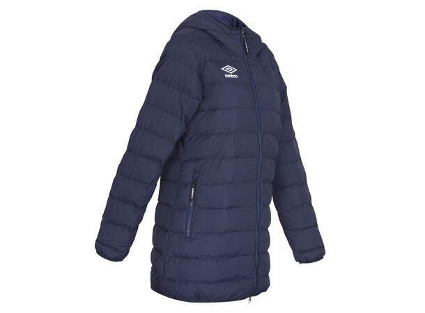 UMBRO Alex Padded Jacket W Marine S Vattert jakke i dame størrelse 