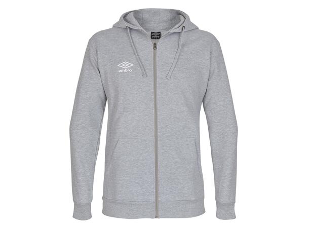 UMBRO Basic Hood Jacket Grå L Jakke med hette og liten logo 