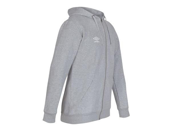 UMBRO Basic Hood Jacket Grå L Jakke med hette og liten logo 