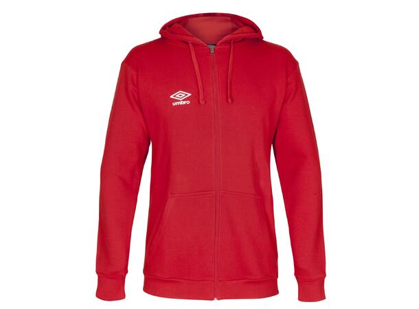 UMBRO Basic Hood Jacket Rød XL Jakke med hette og liten logo