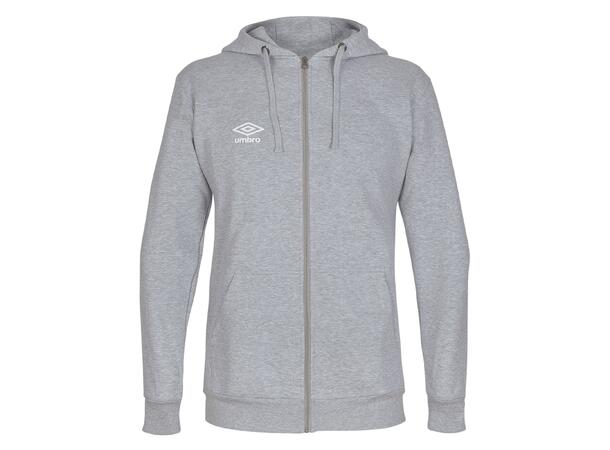 UMBRO Basic Hood Jacket jr Grå 164 Hettegenser med liten logo 