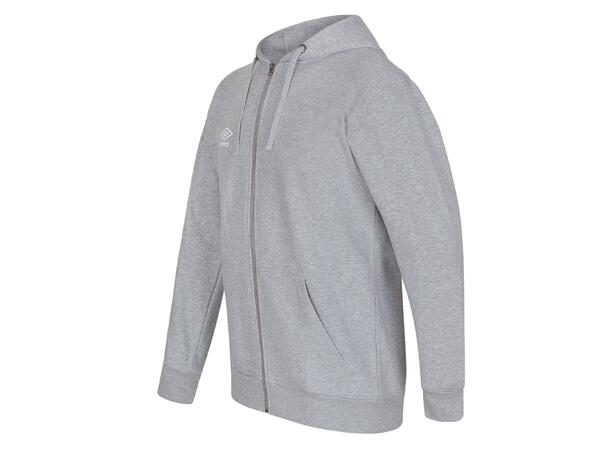UMBRO Basic Hood Jacket jr Grå 164 Hettegenser med liten logo 