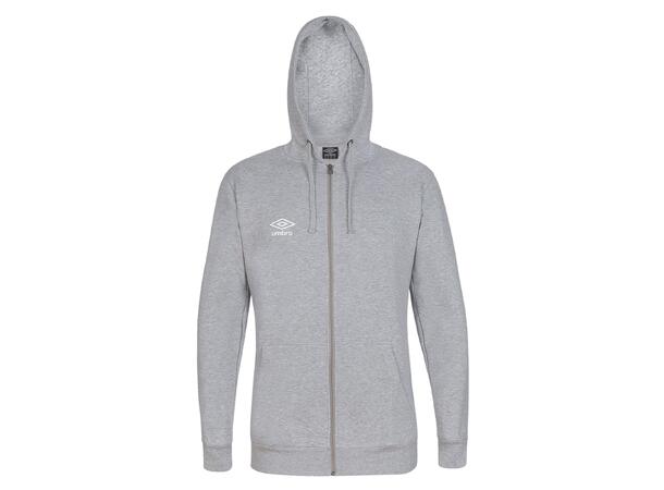 UMBRO Basic Hood Jacket jr Grå 164 Hettegenser med liten logo 
